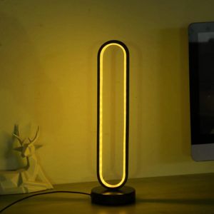 مصابيح أرضية مصباح LED الحديث RGB الضوء الملون لأجواء غرفة المعيش