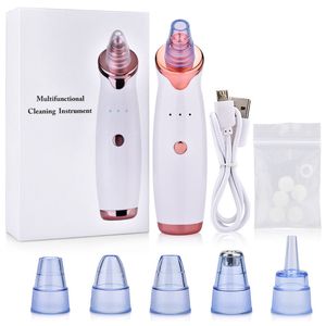 Microdermabrasion Blackhead Remover Vacuum Suction Face Pimple Acne Comedone Extractor Pores Cleaner Skin Care Tools 220722