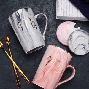 Wholesale mug boxes for sale - Group buy Mugs Luxury Flamingo Ceramic Marble Coffee Milk And Tea Porcelain Cup Packed With Gift Box For Lover Wedding CouplesMugs