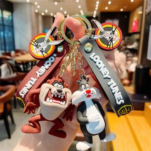 Creative fun cute myna doll keychain cartoon pendant trendy bag pendant small gift