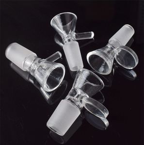 14mm 18mm Manico per ciotola maschio Narghilè accessori per fumatori ciotole di vetro giunto per pipa ad acqua bong piattaforme petrolifere
