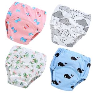 6 Layers Baby Diapers Cotton Panties born Fraldas Reusable Cloth Nappy Girl Underwear Potty Training Pant Boy Eco Diaper 220720