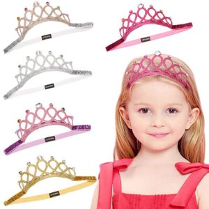 Crown Birthday Party Baby Girl Headband Infant Hair Accessories Clothes Band Newborn Headwear Tiara Headwrap Hairband Gift