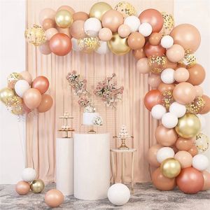 Temas De Fiesta De Niña al por mayor-Decoraciones de fiesta de cumpleaños de Balloon Pastel Balloon Arch
