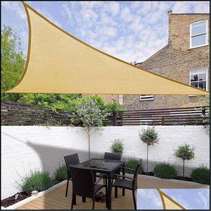 Shade Garden Buildings Patio Lawn Home Waterproof Sun Shelter Triangle Sunshade Outdoor Canopy Patio Pool Shades Sail Awning Cam Cloth La