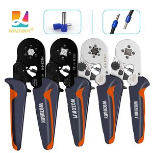 Ferrule Crimping Tool Kit AWG23-7 Självjusterbar spärrtråd Enkel tång set Crimp Terminal 220428