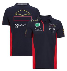 Męskie koszulki F1 T-shirt Nowy Formula 1 T-shirt motorowy Motorsport Racing Odzież letnie męskie koszulę Polo Szybkie suche krótkie tuleż