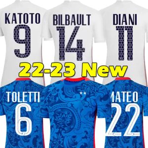Soccer Jerseys FR 22/23 French Player Version 2022 2023 BILBAULT DIANI KATOTO MATEO TOLETTI PALIS GEYORO Football Uniforms LADY FEminine Shirts