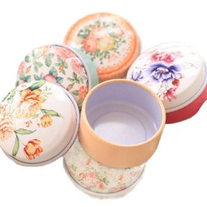 Storage Boxes & Bins Mini Macaron Box Sealed Packaging Case Portable Empty Iron Candy For Earphone Lipstick Tin