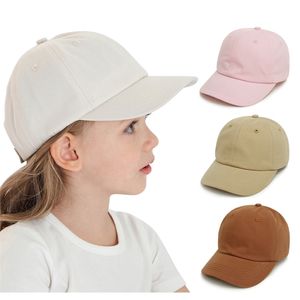 Moda Sun Protection Kids menino Viagem ajustável Crianças Baseball Capicador de bebê para meninas acessórios 8m5y 220812