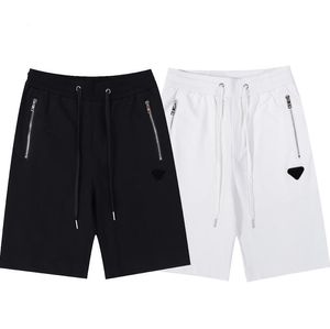 Homens feminino shorts unissex de algodão esportes de algodão puro designer curto estilo street estilo maré joelho calças de cordão