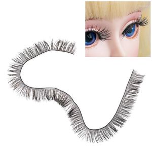 Dollhes Falselashes Doll Eye Lash Dolls Acessórios Brinquedos de simulação marrom preto para crianças Presentes de férias False Harv22