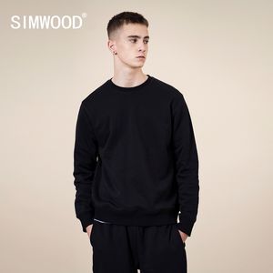 Vårens vinter hoodies män textur bomullsblandning jersey tröja grundläggande jogger o nacke plus size hoodie SJ110755 220715