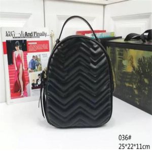 2022 Fashion Girl Marmont Pu Leather handbag Women Bag Children School Bags Backpack Famous Lady Backpack Bag Travel Bag