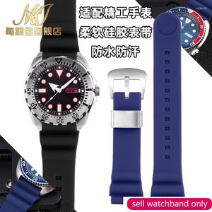 Watch Bands For Silicone Strap Water Ghost Abalone No. 5 Can Diving Rubber Band 22mm Hele22