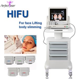 2 I 1 Portable HIFU Face Lift Body Slimming Andra Beauty Equipment Högintensiv fokuserad ultraljudshud Rtightening Beauty Device