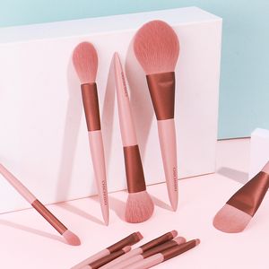 makeup brush New Cherry Blossom cosmestic brushes set-soft wool fiber hair-make up tool&beauty pens-for beginer