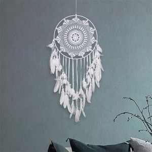 Grande Sonho Catceiro Grande Crianças Decoração Decoração Menina Nórdico Estilo Home Vento Chimes Dreamcatcher 220426