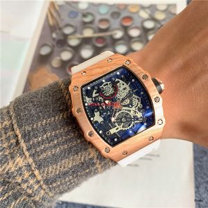 Pełna funkcja Nowe męskie zegarki luksusowe zegarek kwarcowy kwarcowy automatyczny nadgarstek zegarki ży męskie zegar kaw