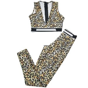 Designer Yoga Suit Sets Tracksuits Textile Fashion Print Girls Vest Pants Summer Breathable Cotton Sport Clothing