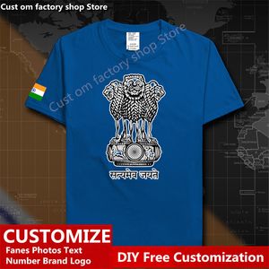 República da Índia camiseta country t Custom Jersey fãs DIY Número High Street Fashion Loose Casual T 220616