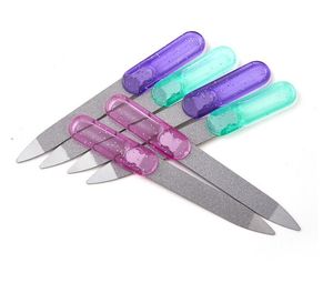 Wholesale Double Sided Stainless steel Nail File Manicure Pedicure Finger & Toe Nails Files 3.5inch KD1