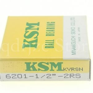 KSMインチディープグルーブボールベアリング6201/1 / 2-2RS 6201 / 12.7-2RS 12.7mm x 32mm x 10mm