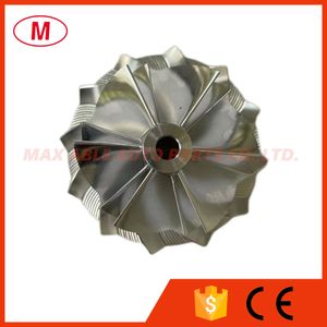 RHF5HB 50.39/68.01mm Forward 6+6 blades High Performance Turbocharger Turbo Billet compressor wheel/Aluminum 2618/Milling wheel for Cartridge/CHRA/Core