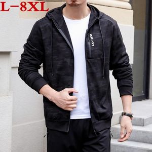 Herrjackor 8xl plus storlek 2022 Casual Spring Winter Coat Men Sportwear Motorcykel Mens Thin Slim Fit Bomber For Man