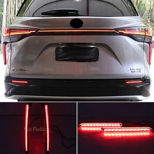 Car LED Rear Bumper Light For Toyota Sienna 2021 2022 Reflector Taillights Fog Lamp Reverse Lights Backup Brake turn signal