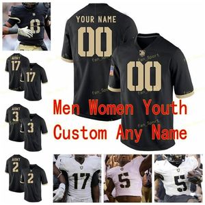 NIK1 NCAA College Jerseys Army Black Knights 3 Sandon McCoy 32 Artice Hobbs IV 33 Darnell Woolfolk 35 Doc Blanchard Custom Football