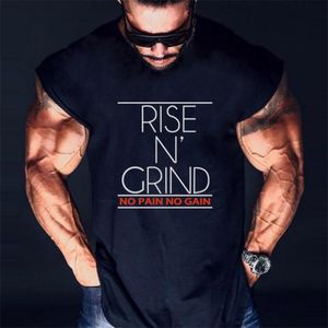 Wholesale top gain resale online - Men s Tank Tops Brand Clothing Bodybuilding Gyms Shirt Fitness Men Top Workout NO PAIN GAIN Vest Stringer Sportswear UndershirtMen s