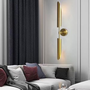 Personalidade criativa Escada de metal Lâmpada de parede Postmodern nórdica sala de estar quarto quarto banheiro de cabeceira lâmpada de lâmpada do espelho