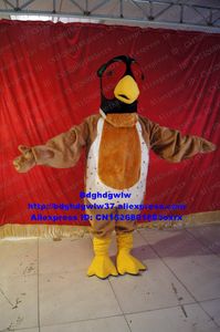 Mascot boneca traje marrom faisão comum phasianus colchicus phasianidae mascote traje personagem folheto imagem de distribuição promoção zx16