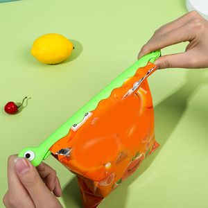 2Pcs/set Sealer Clamp Portable Kitchen Storage Food Preservation Snack Seal Sealing Bag Cap Clips Sealer-Kitchen Accessories