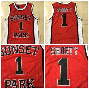 High Movie Fredo Starr Sunset Park 1 camisas de basquete Shorty Men para fãs de esporte Team cor vermelha respirável pura algodão Universidade Excelente qualidade à venda