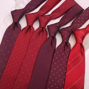 Fliegen Sitonjwly Reißverschluss Faule Krawatte Für Herren Weinrot Formelle Kleidung Business Anzug Jacquard Krawatte Männer Hochzeit Party KrawattenBow Emel22