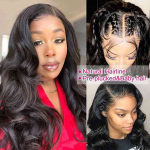 Wholesale human hair wigs extensions for sale - Group buy Hair extensions front brazilian braided frontal hd lace human hair wigs for black women
