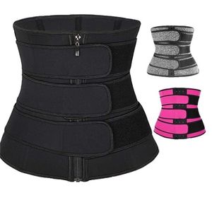 SEXY Corset And Waist Cincher Bustiers Top Breasted Workout Corselet Corsets Tops Zipper Lingerie Slimming Belt 220617