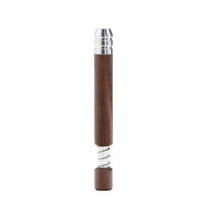 Latest Natural Wooden Portable Spring Clean Pipes Dry Herb Tobacco Catcher Taster Bat Cigarette Holder Innovative Design Wood One Hitter Smoking Tip DHL Free