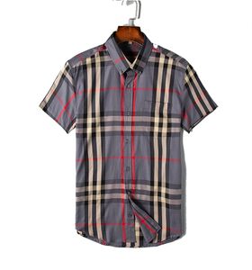 Camicie eleganti da uomo bberry 4 Stili Camicie da uomo Hawaii Lettera Stampa Camicia firmata Slim Fit Uomo Moda manica lunga Casual Abbigliamento maschile M-3XL # 22