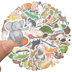 50PCS Skateboard Stickers natural animals For Car Baby Scrapbooking Pencil Case Diary Phone Laptop Planner Decoration Book Album Kids Toys DIY Decals