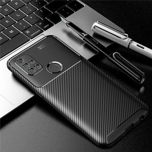 OnePlus Nord N10 N100 5G Durumda Kılıflar Cason Carbon Fiber Darbeye Telefon Kılıfı Için Bir Artı Nord N10 N100 Silikon Tampon Arka Kapak