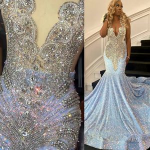 2022 artı boyut Arapça aso ebi ışıltılı denizkızı lüks balo elbiseleri boncuk kristalleri akşam resmi parti ikinci resepsiyon doğum günü nişan elbisesi zj228