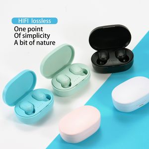 A6S TWS Bass Hearsset Wireless наушники наушники Sports Mini Stereo In-ear для Xiaomi Huawei iPhone Bluetooth Телефонные науки