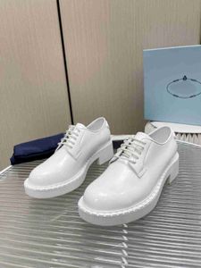 Marchio Pradx Scarpe oxford da donna Scarpe da ufficio in pelle di mucca Business Mary Jane Taglia 35-41