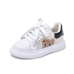 Children's Shoes Small White Shoes Boys Dermis Students Recreational Running Girls Sports