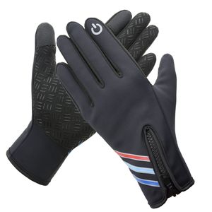 Spring Herfst Outdoor Outdoor Men's and Dames Sport Antiskid Fitness Cycling Fingered Long Gloves Groothandel
