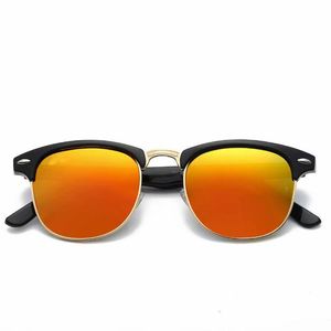 Мужские солнцезащитные очки Role Ban, классические брендовые солнцезащитные очки в стиле ретро, женские роскошные дизайнерские очки, солнцезащитные очки Ray, металлические оправы для вождения, рыбалки, солнцезащитные очки с оригинальной коробкой W9VM
