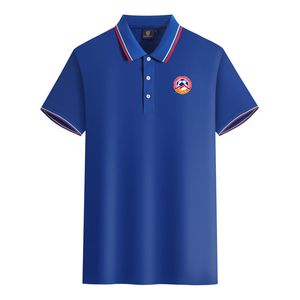 Armenien och kvinnor Polos Mercerized Cotton Short Sleeve Lapel Breattable Sports T-Shirt logotyp kan anpassas